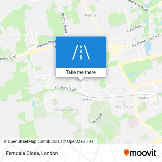 Ferndale Close map