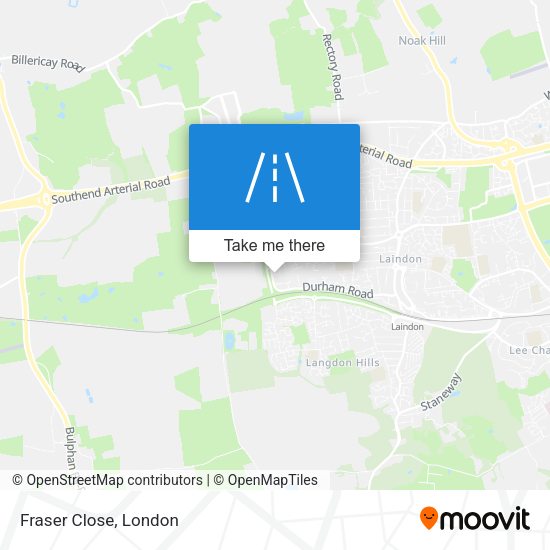 Fraser Close map