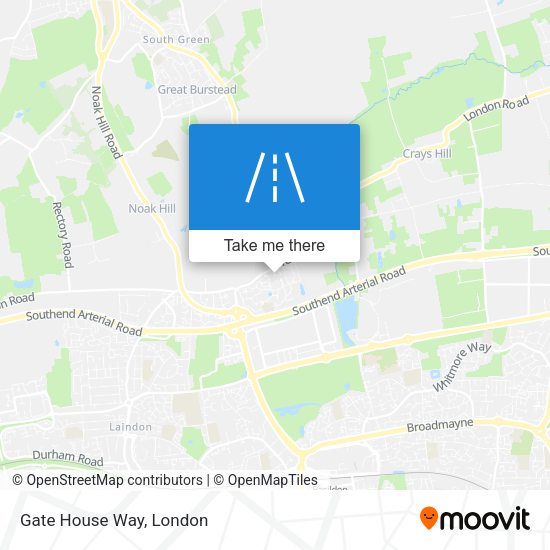 Gate House Way map