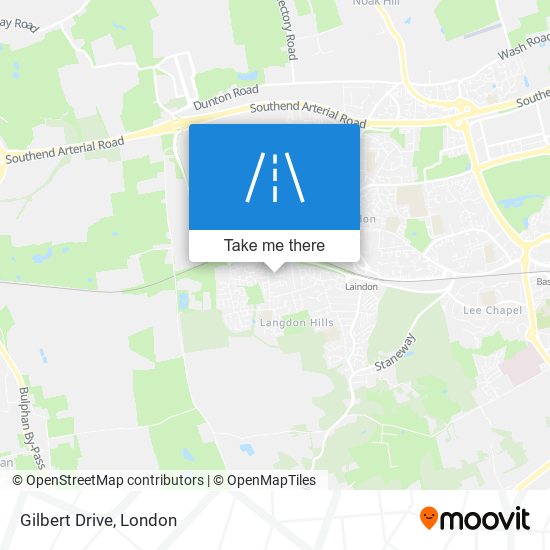 Gilbert Drive map