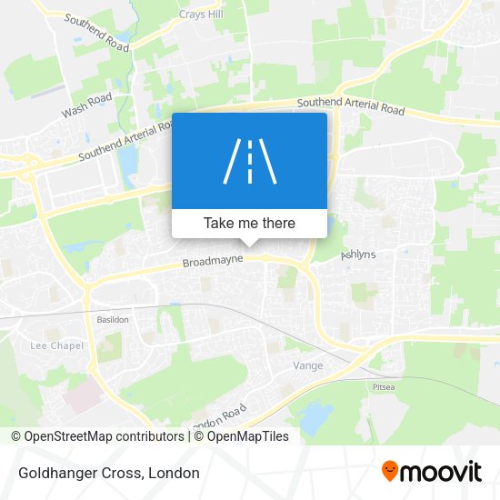 Goldhanger Cross map