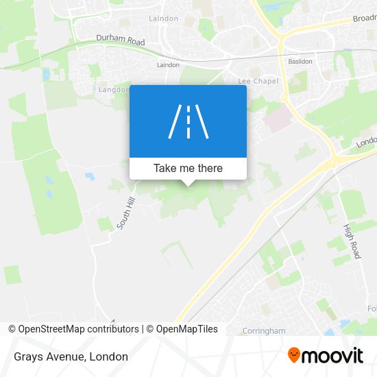 Grays Avenue map