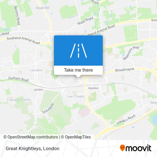 Great Knightleys map