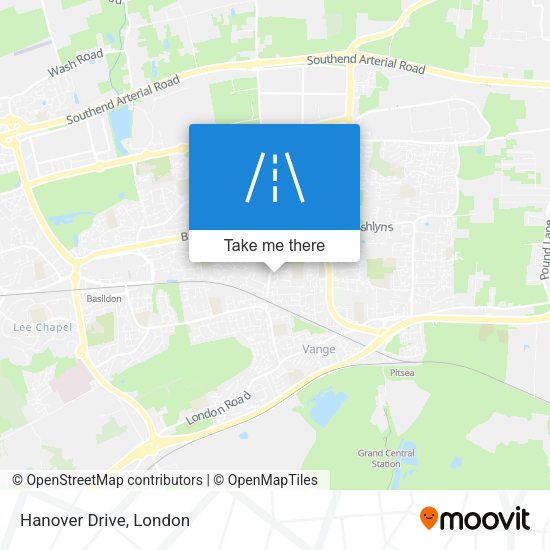 Hanover Drive map