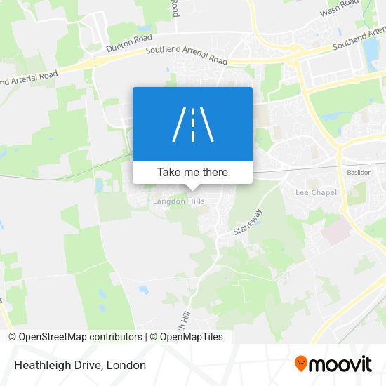 Heathleigh Drive map