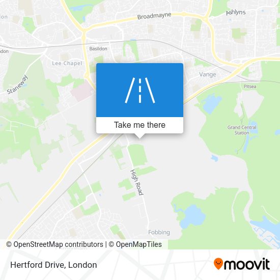 Hertford Drive map