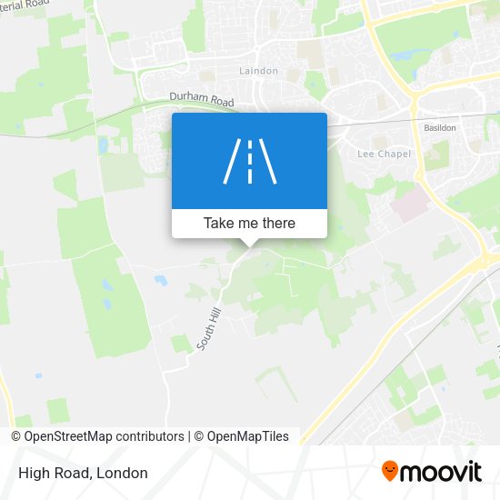 High Road map