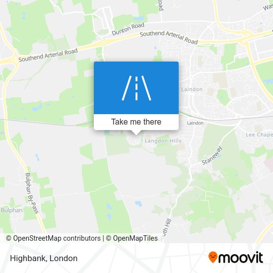 Highbank map
