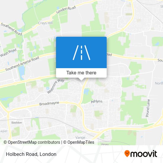 Holbech Road map