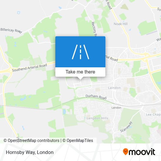 Hornsby Way map