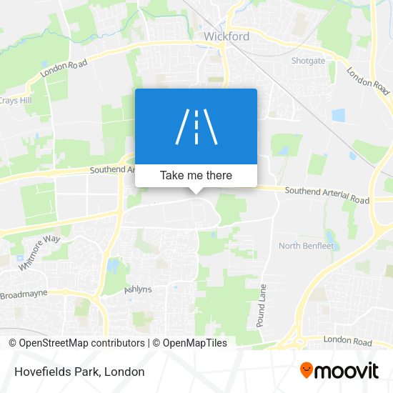 Hovefields Park map