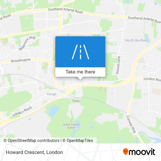 Howard Crescent map