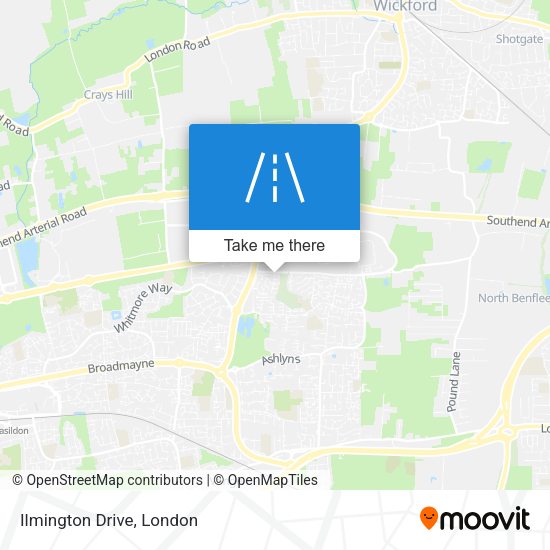 Ilmington Drive map