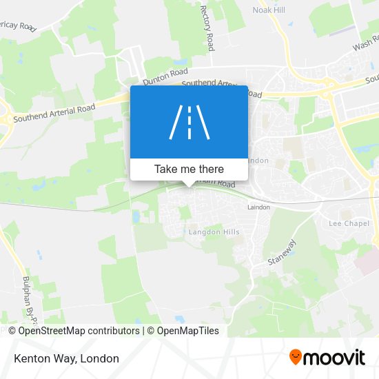 Kenton Way map