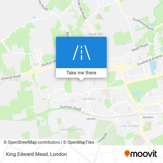 King Edward Mead map