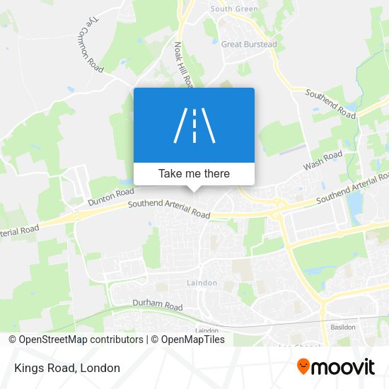 Kings Road map