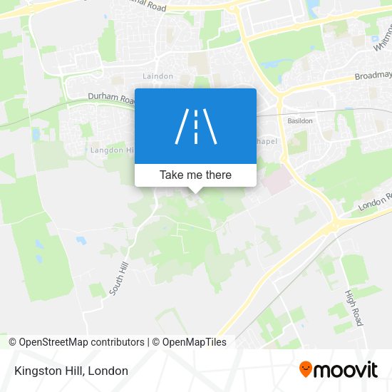Kingston Hill map