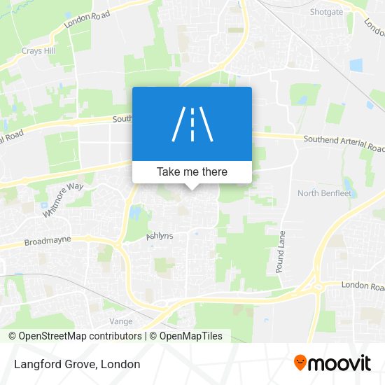 Langford Grove map
