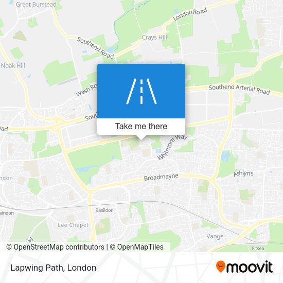 Lapwing Path map