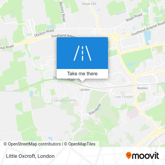 Little Oxcroft map