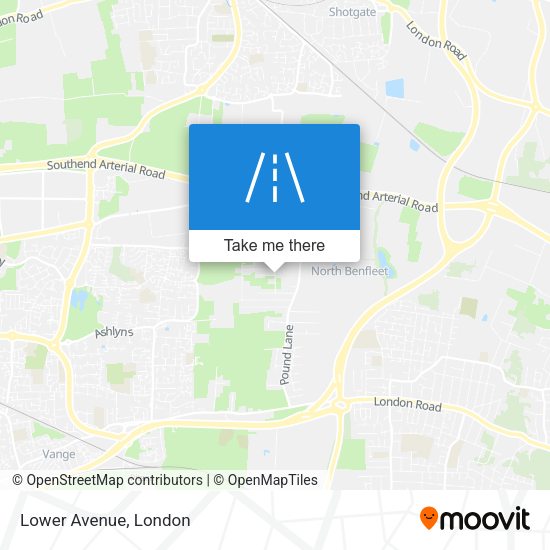 Lower Avenue map