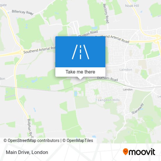 Main Drive map