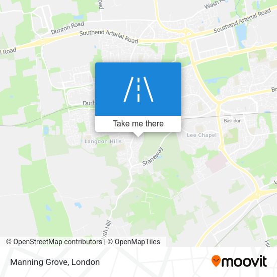 Manning Grove map
