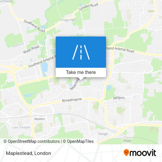 Maplestead map