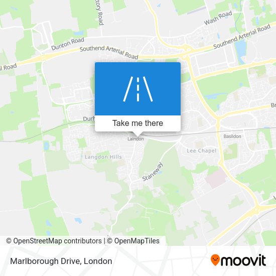 Marlborough Drive map