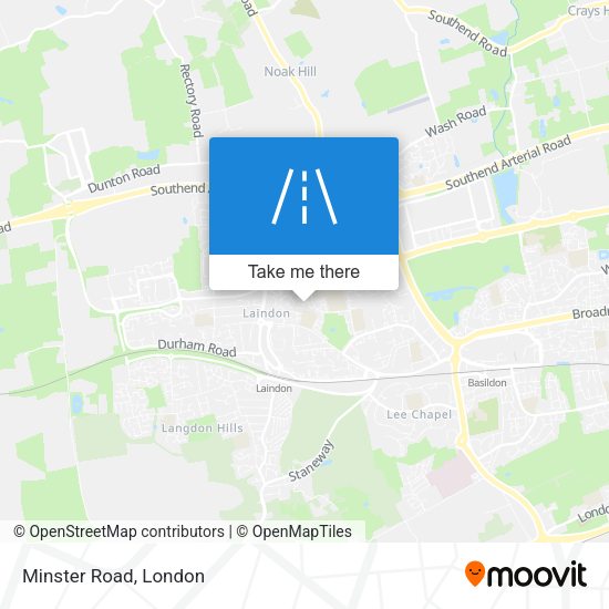 Minster Road map