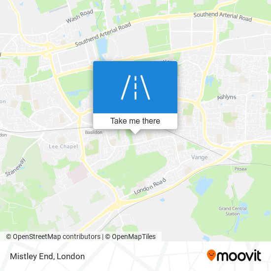 Mistley End map