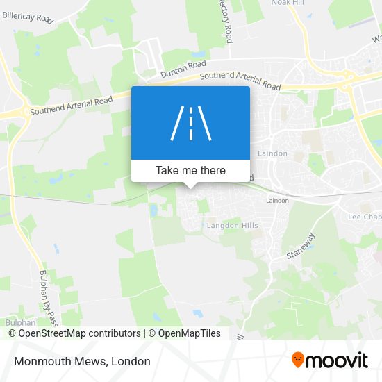 Monmouth Mews map