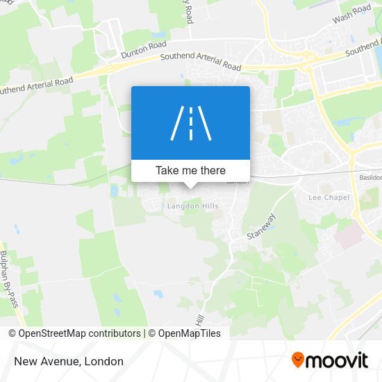 New Avenue map