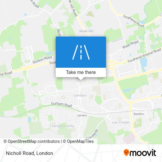 Nicholl Road map
