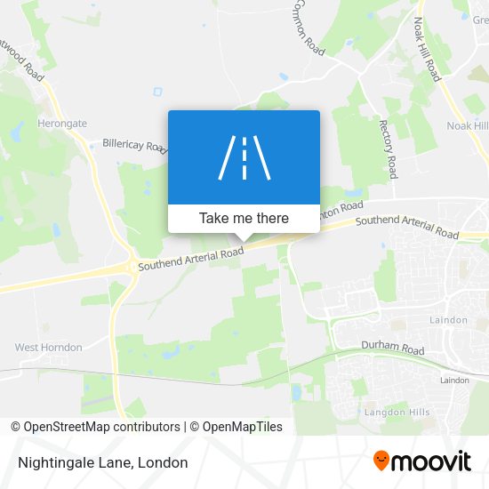 Nightingale Lane map