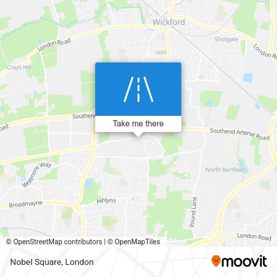 Nobel Square map