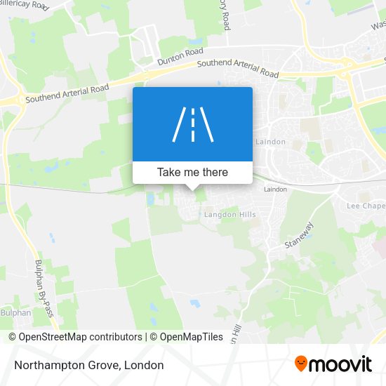 Northampton Grove map