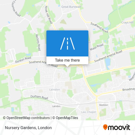 Nursery Gardens map