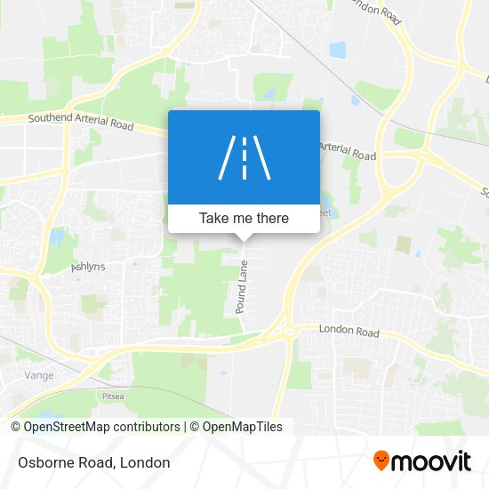 Osborne Road map