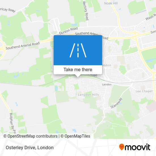 Osterley Drive map