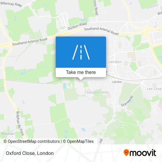 Oxford Close map