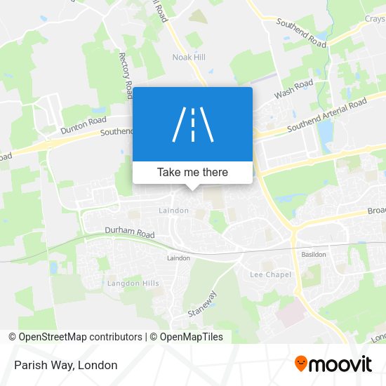 Parish Way map