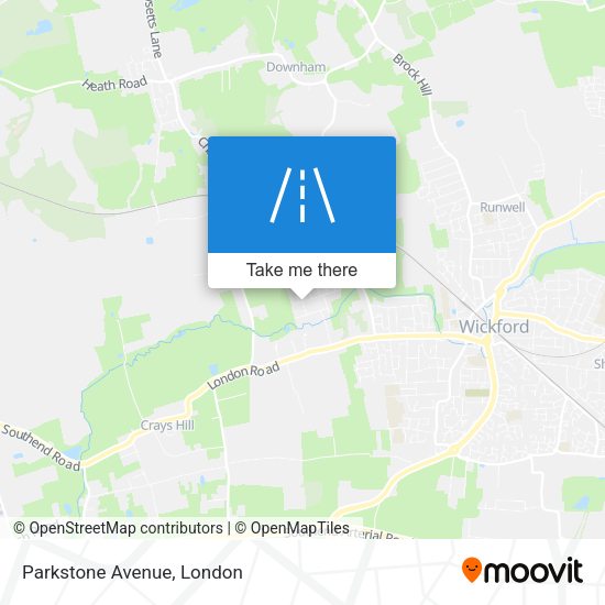 Parkstone Avenue map