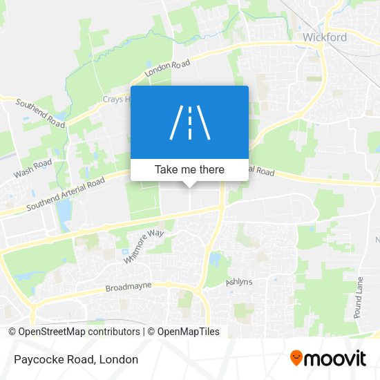 Paycocke Road map