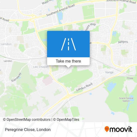 Peregrine Close map