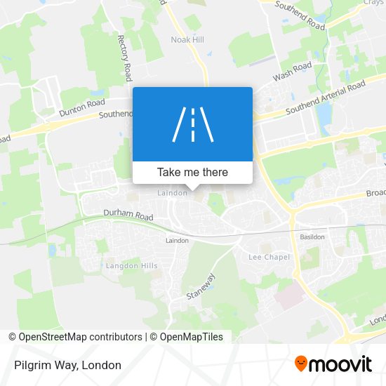 Pilgrim Way map