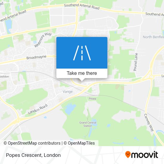 Popes Crescent map