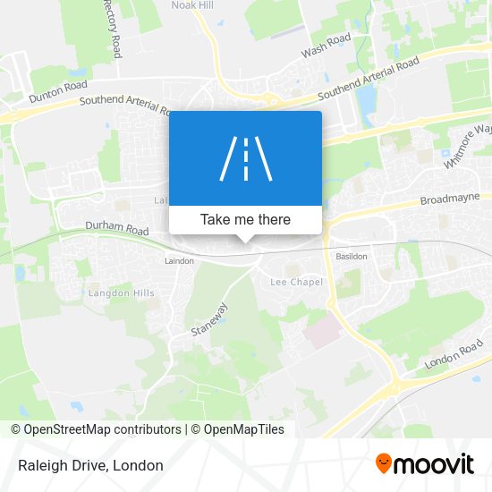 Raleigh Drive map