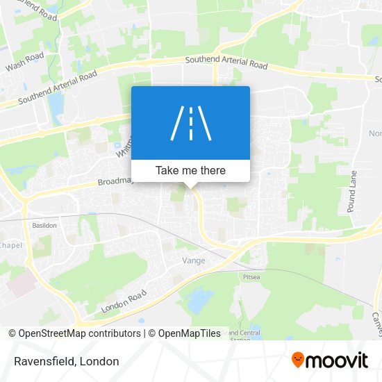 Ravensfield map