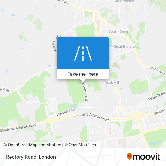 Rectory Road map